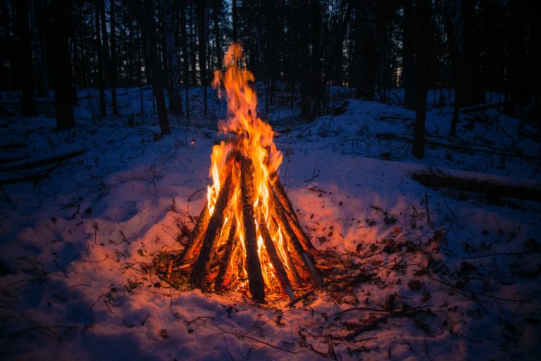 Как согреться в лесу. Фото: mir-tourista.ru