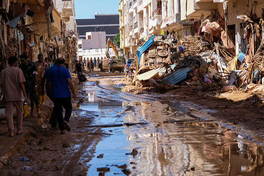 Наводнение в Ливии. Фото: ESAM OMRAN AL-FETORI/reuters