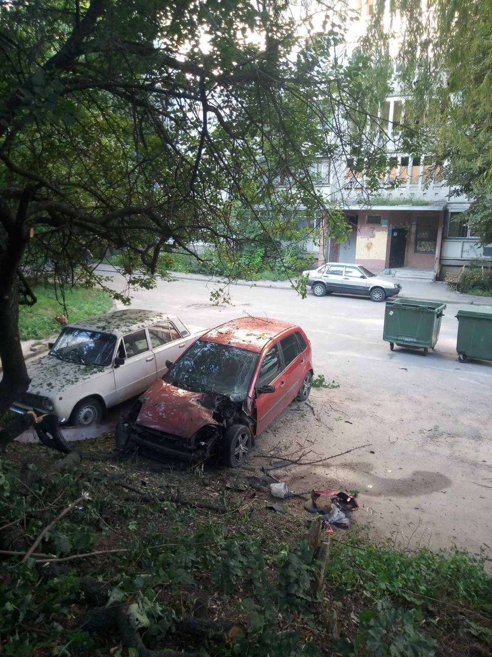 Обстріл Харкова зранку 1 серпня. Фото: t.me/ihor_terekhov