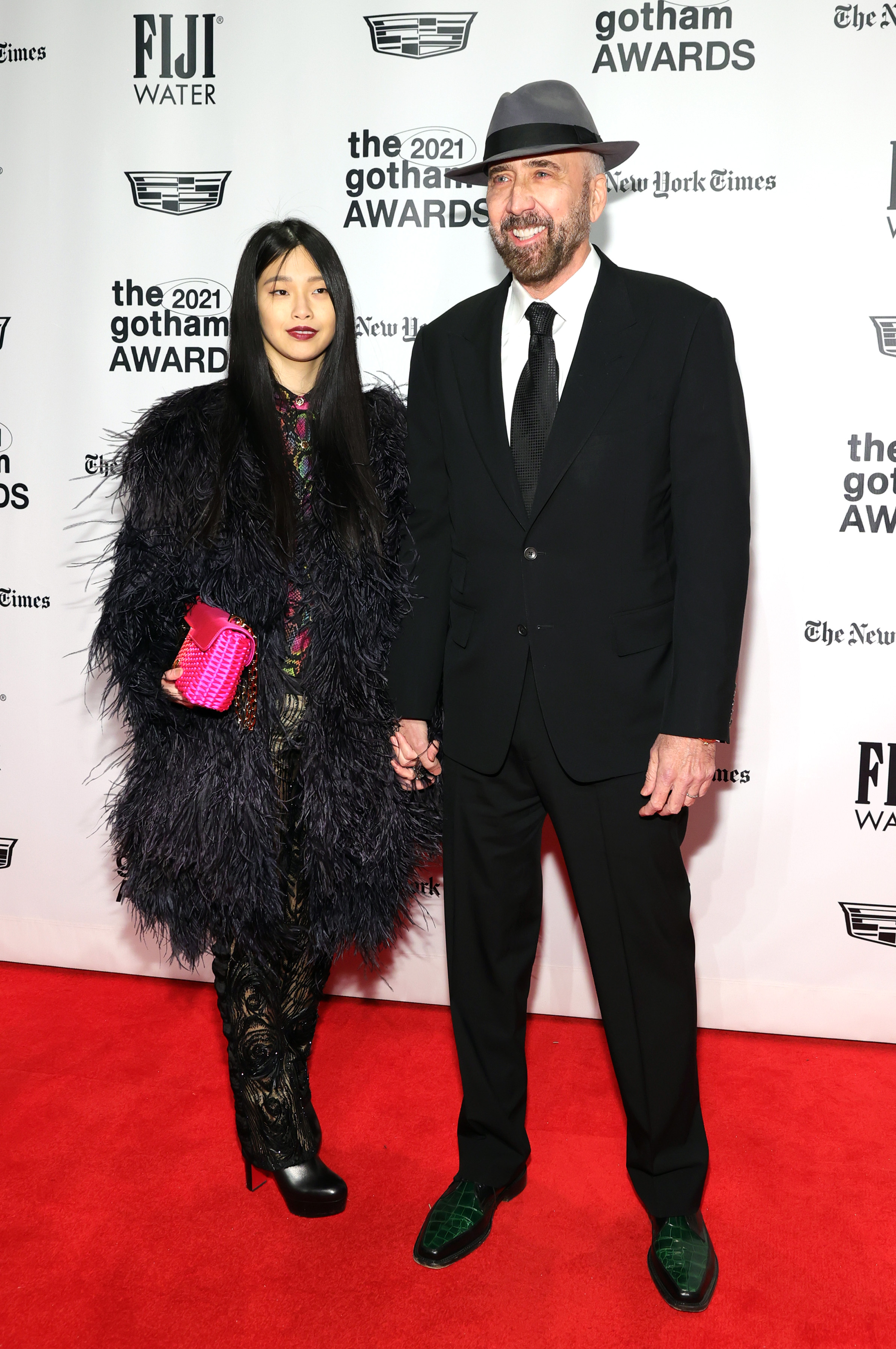 Николас Кейдж с женой Рико Шибата. Фото: Getty Images