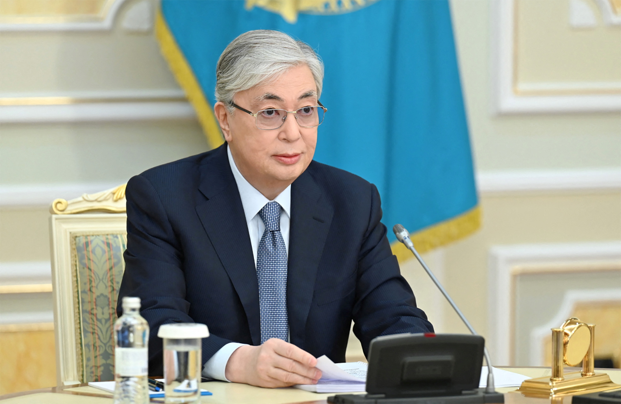 Президент Казахстану Касим-Жомарт Токаєв. Фото: Офіційний веб-сайт President of Kazakhstan/Handout via REUTERS