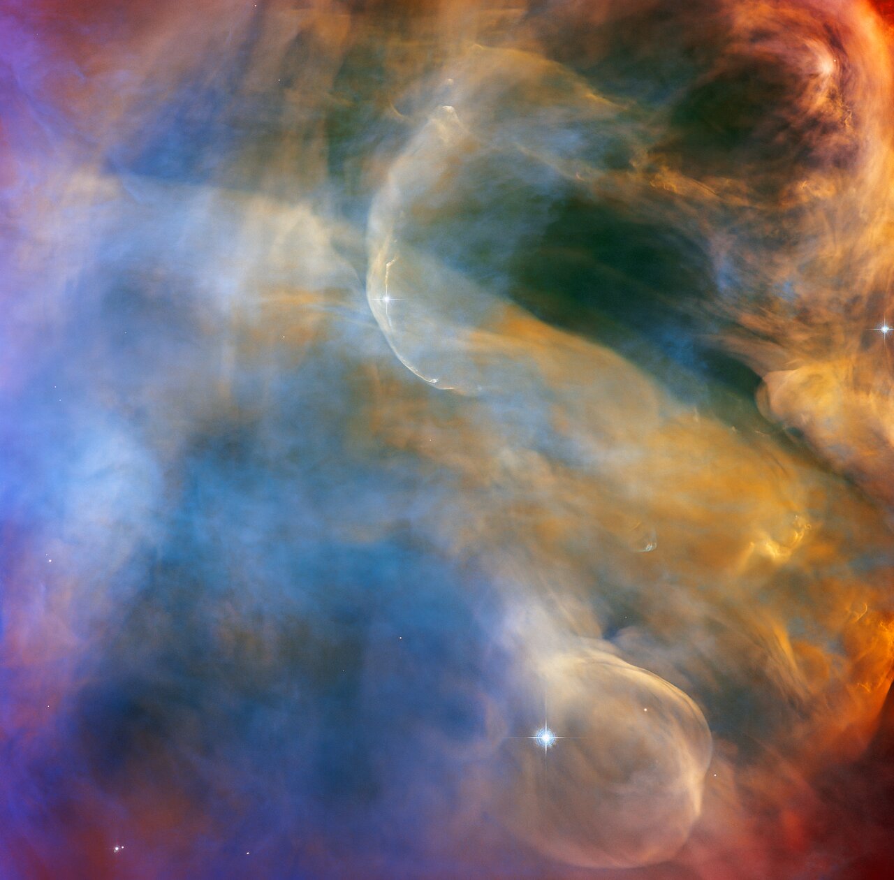 Телескоп Hubble сфотографував загадкові космічні хмари у Туманності Оріону фото 1
