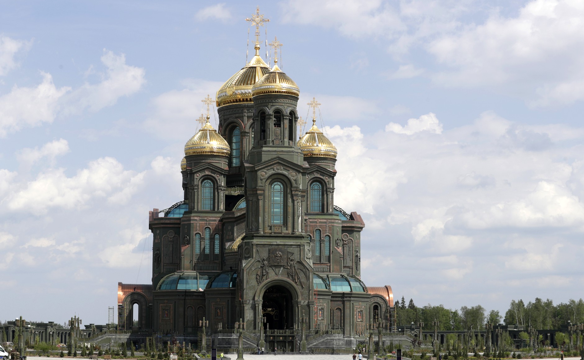 Главный храм  Вооруженных сил РФ даже в самой России называют сатанинским из-за мрачного дизайна. Фото: Kremlin.ru