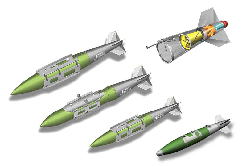 Высокоточные JDAM бомбы. Фото: USAF.defenseindustrydaily.com
