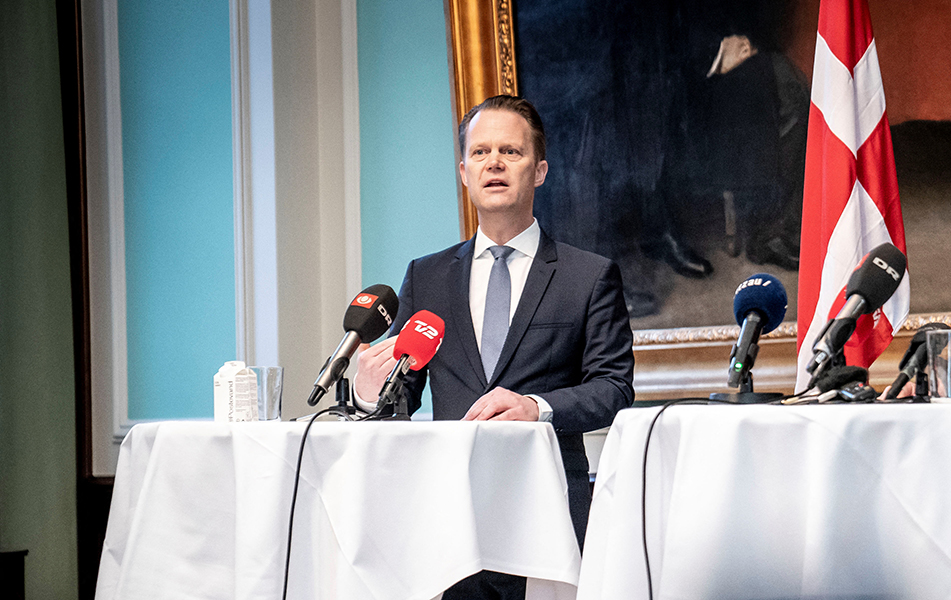 Глава Министерства иностранных дел Королевства Дания Йеппе Кофод был в Украине с визитом в январе. Фото: Mads Claus Rasmussen/Ritzau Scanpix/via REUTERS