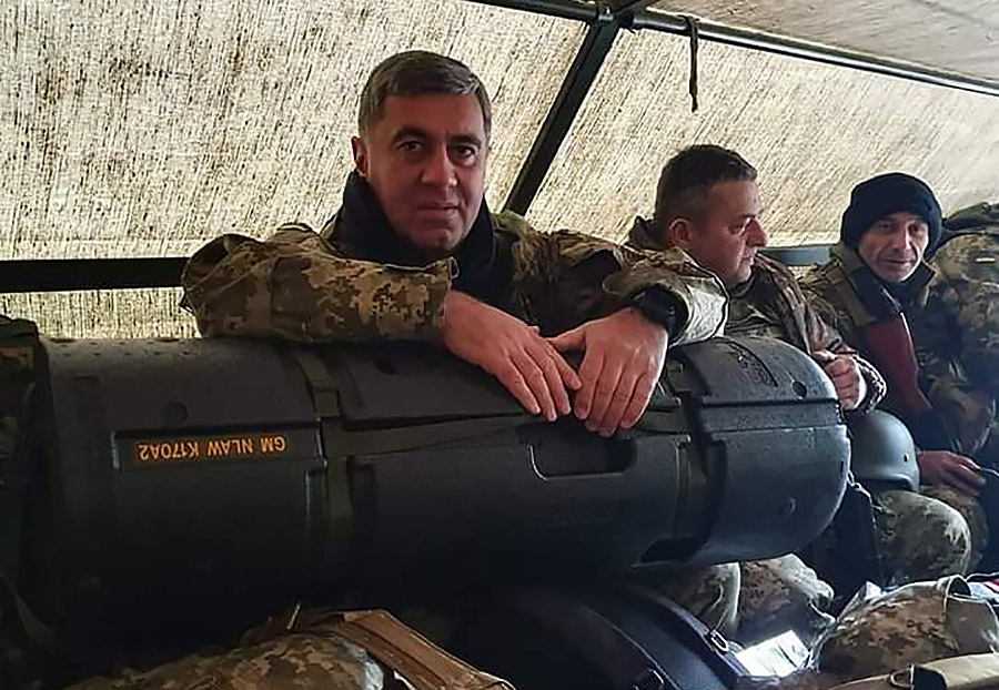 Ираклий Окруашвили  оставил мирную жизнь в Грузии ради свободы Украины. Фото: twitter.com/ArmedForcesUkr