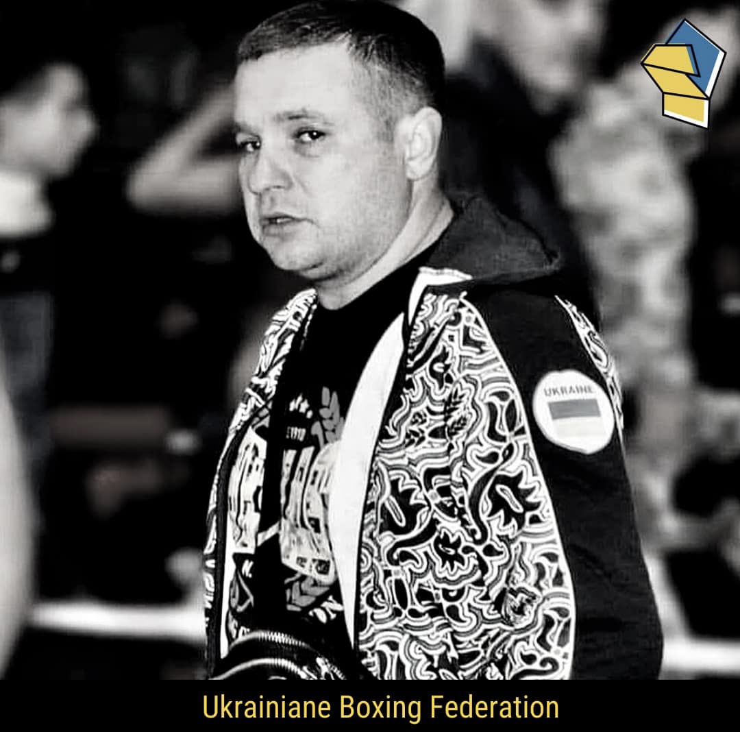Тренер з боксу Михайло Кореновський загинув, у нього залишилися дружина та дві маленькі доньки. Фото: facebook.com/BoxingFederationOfUkraine