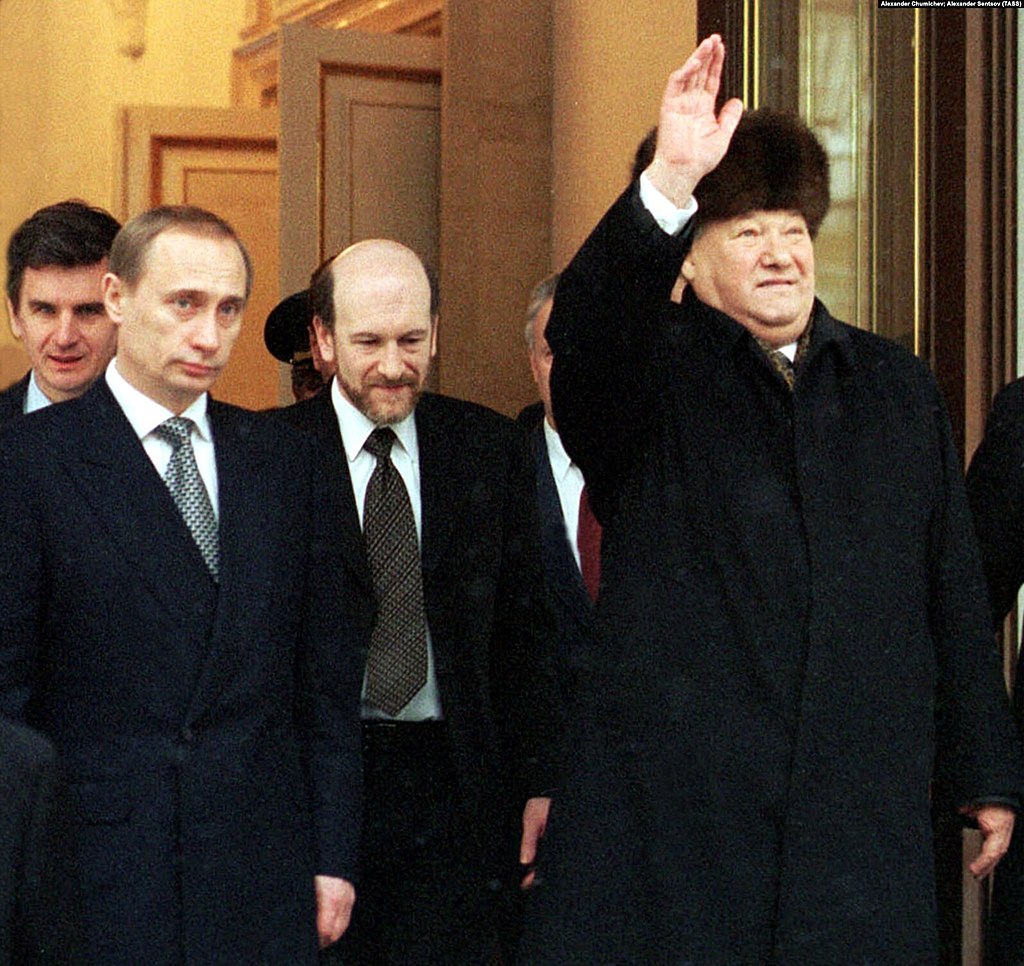 Оригінальний Путін – але ще не президент. А за президента Єльцина. Фото: Kremlin.ru/commons.wikimedia.org