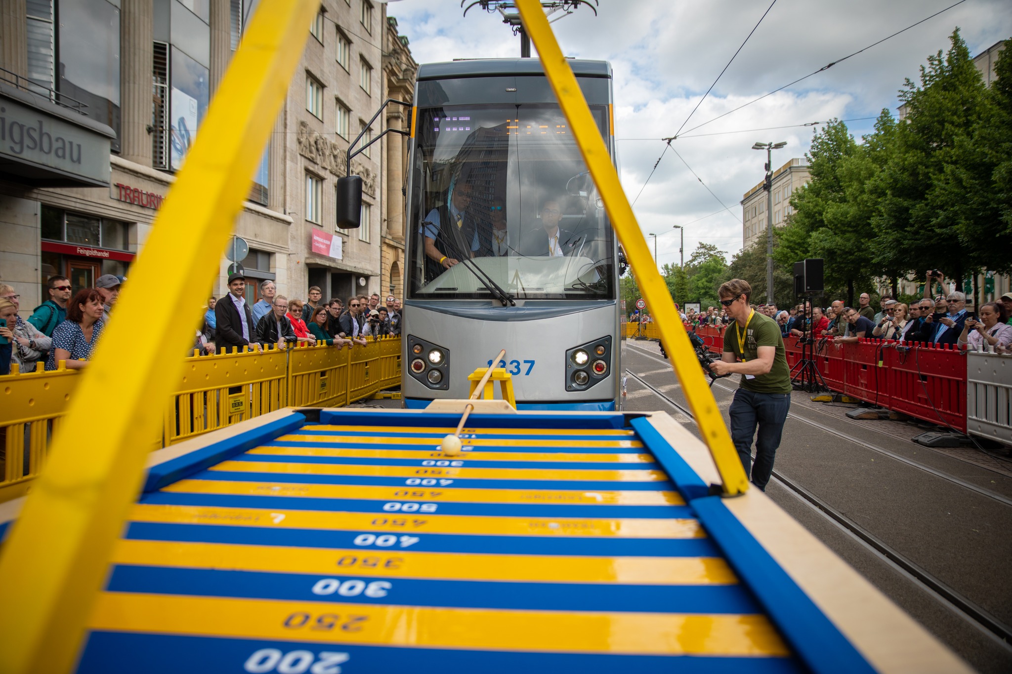 Трамвайный биллиард не самое сложное испытание. Фото: tramem.eu