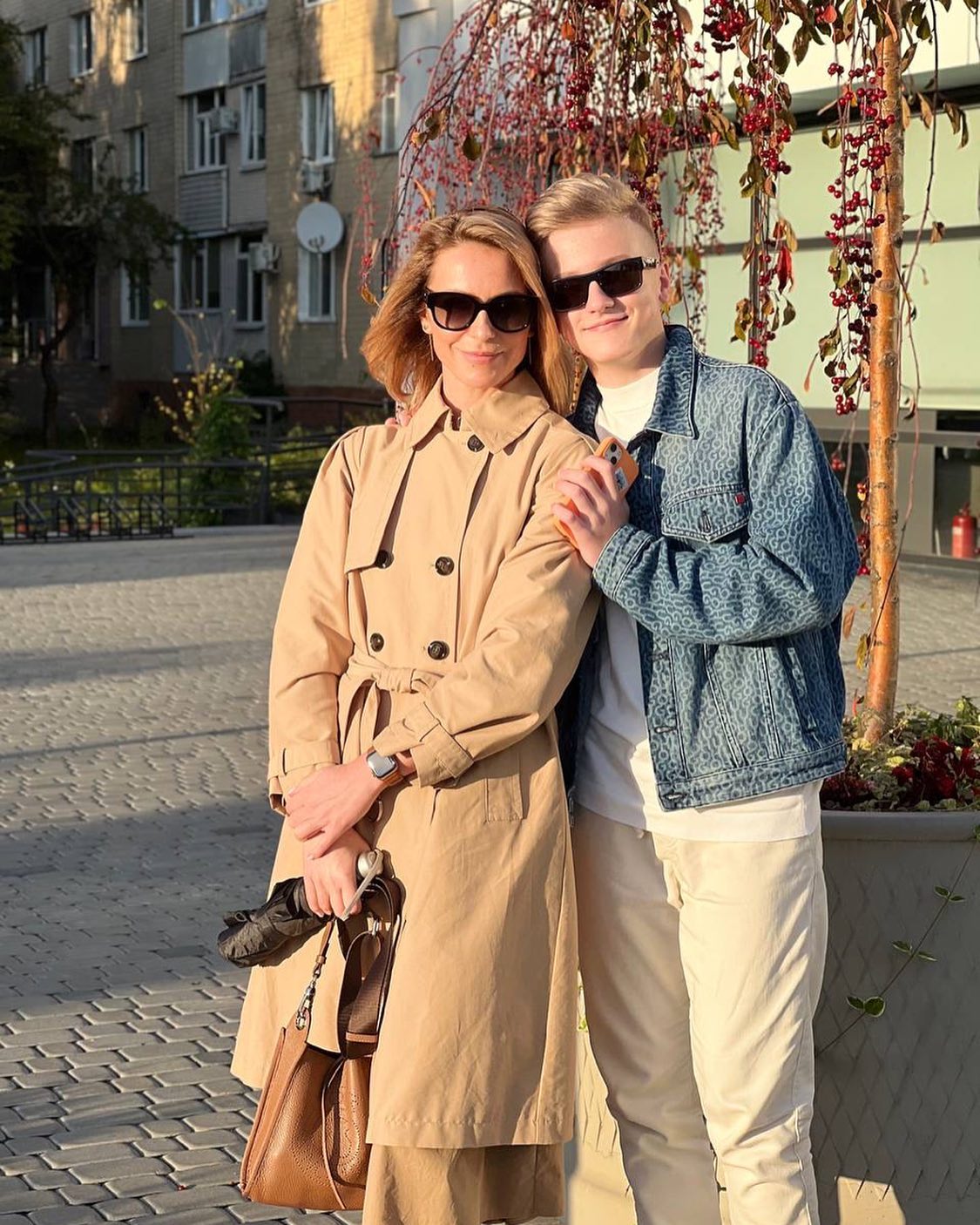Марина Боржемська з сином Робертом. Фото: Instagram.com/uzelkova.marina/