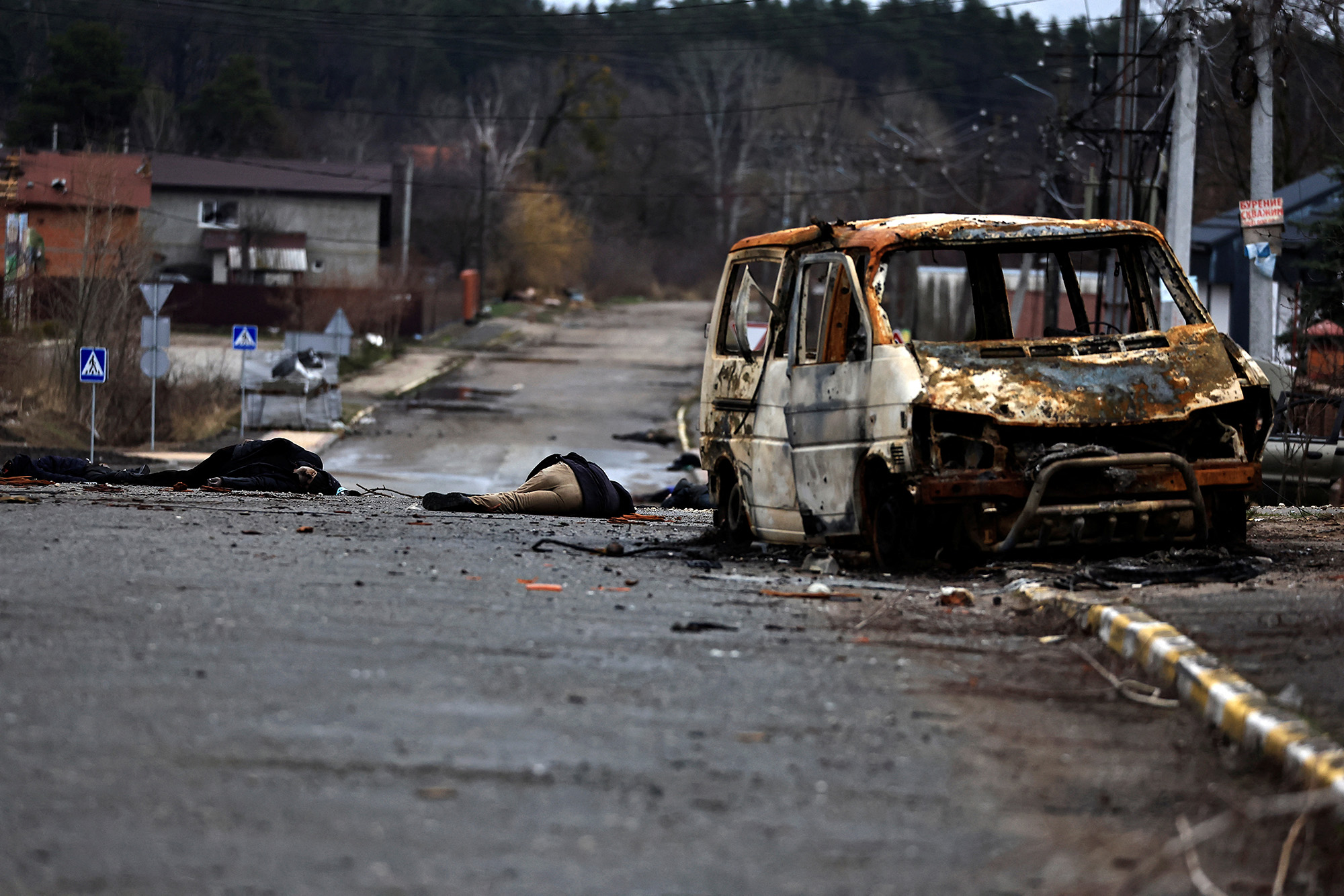 Зверства российских оккупантов в пригороде Киева уже окрестили Бучанской резней. Фото: REUTERS/Zohra Bensemra