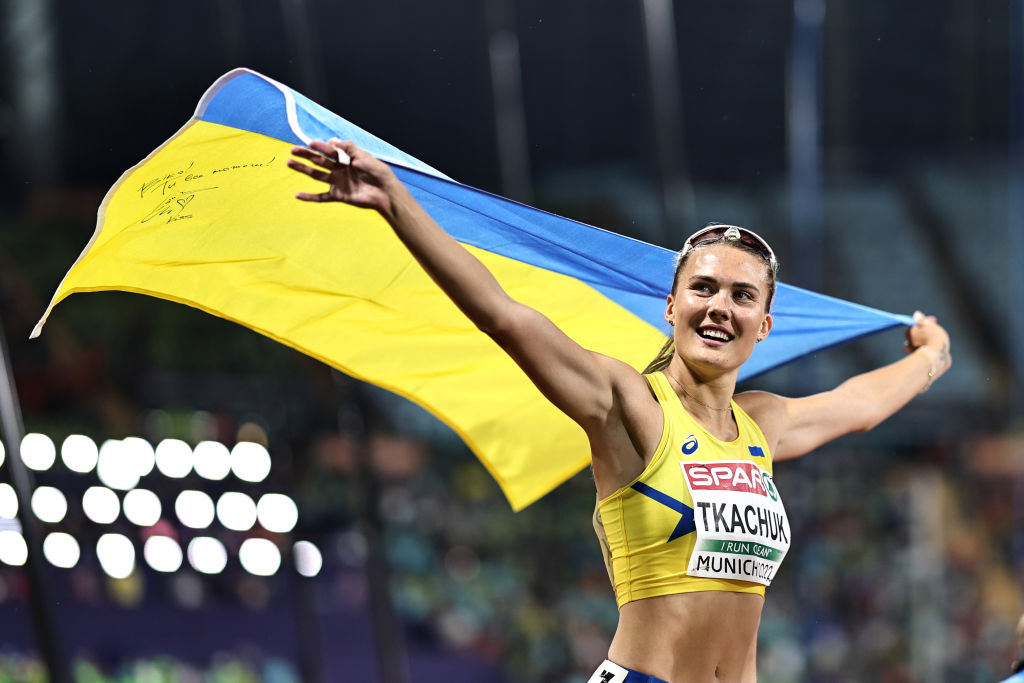 Вікторія Ткачук. Фото: Simon Hofmann/Getty Images for European Athletics