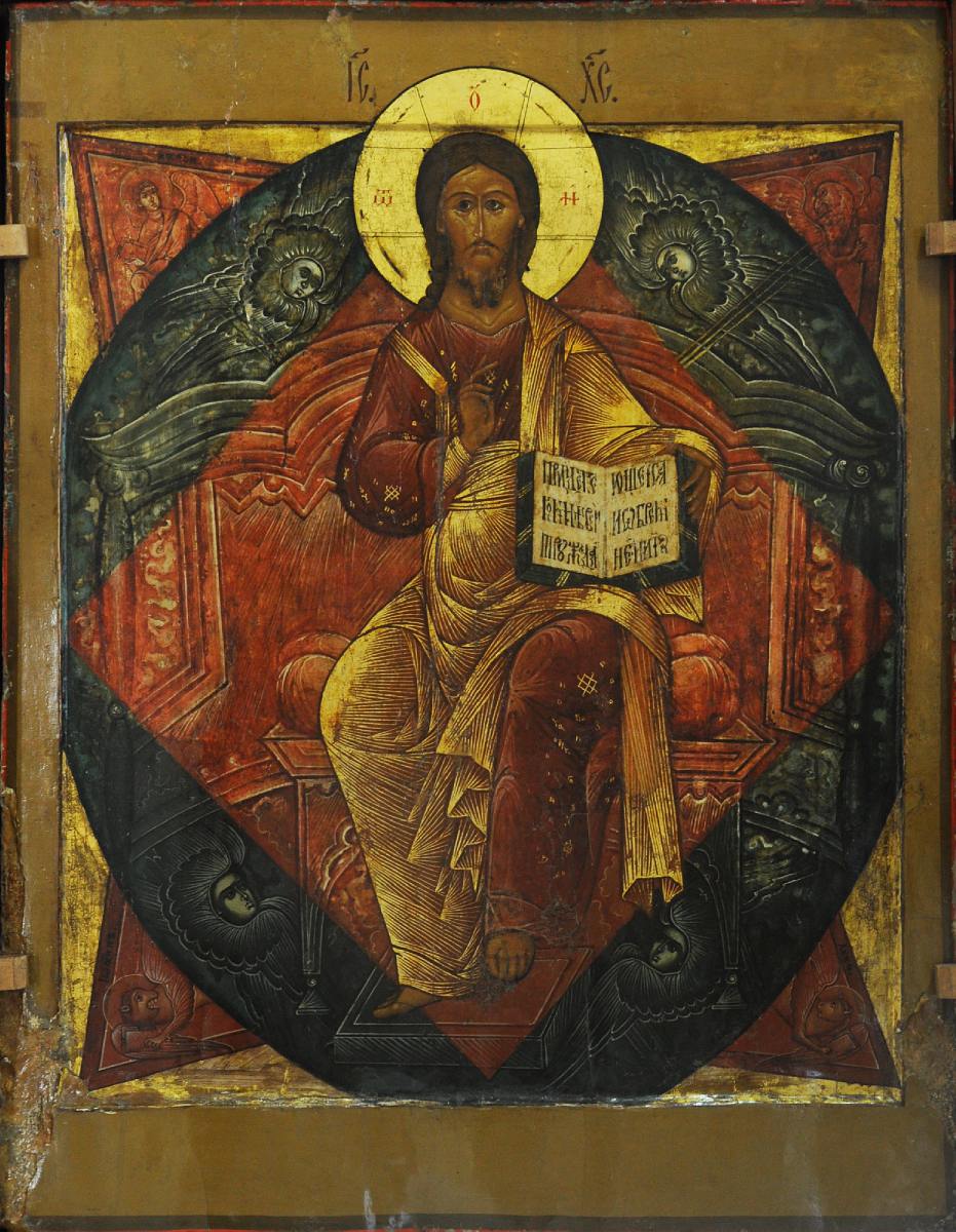 Одна из украденных икон «Спас в Силах»,.XVII ст. ». Фото: ФБ Херсонський Художній Музей
