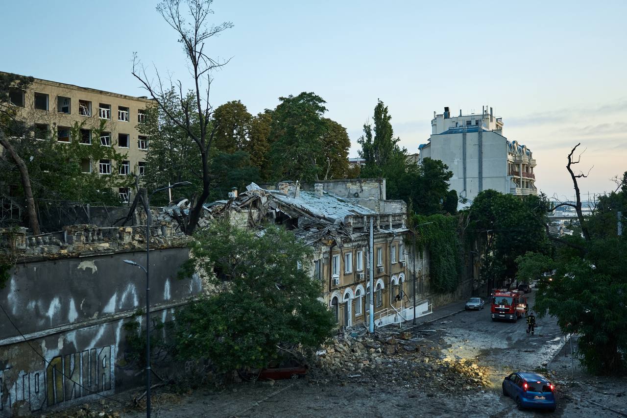 Одеса все ще приходить до тями після ракетно-дронової атаки 23 липня. Фото: Одеська ОВА