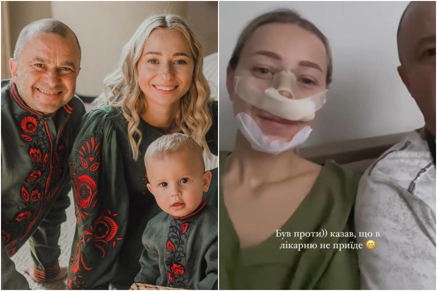 Слева – жена Виктора Павлика до операции. Как Екатерина будет выглядеть после – узнаем скоро. Фото: Instagram.com/repyahovakate/