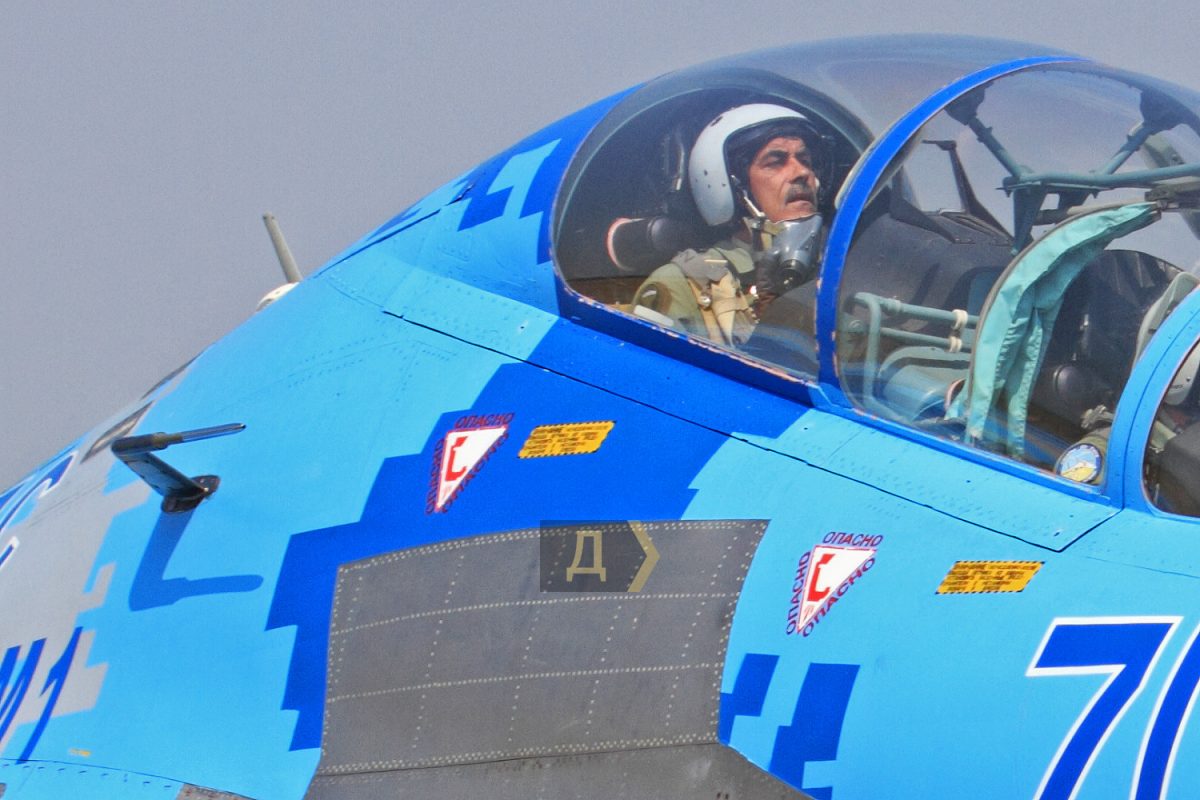 Пілот Су-27 Степан Чобан відвернув на себе ворожу авіацію. Фото: facebook.com/MinistryofDefence.UA
