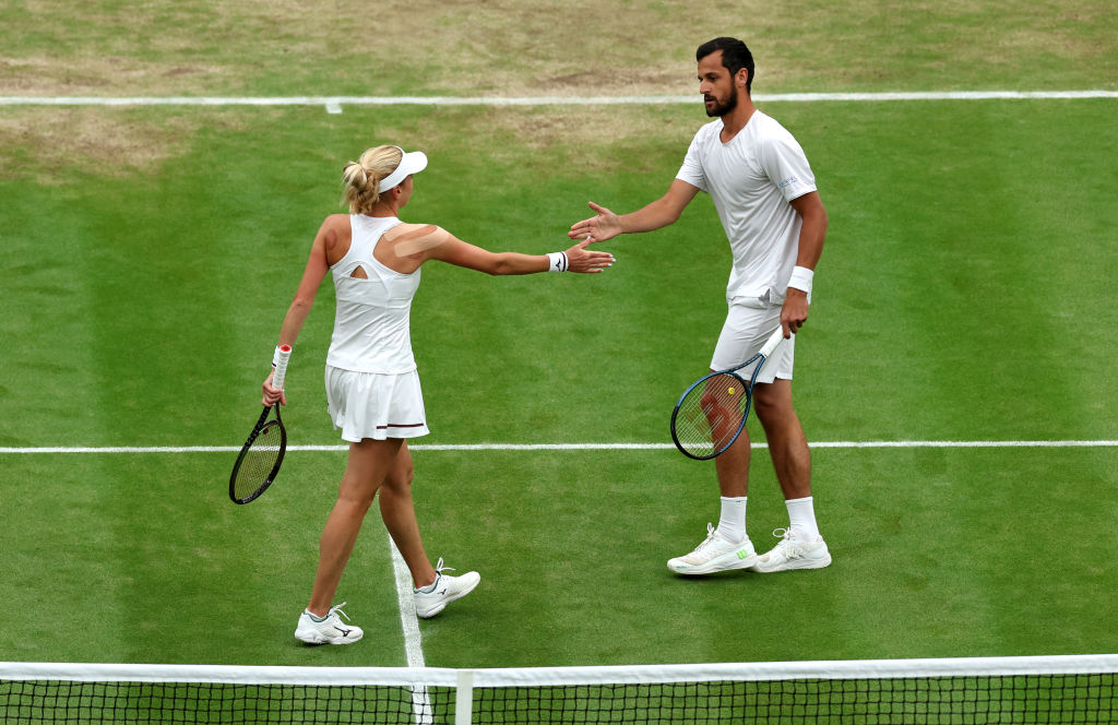 Кіченок грала у парі з хорватським тенісистом Мате Павичем. Фото: Getty Images