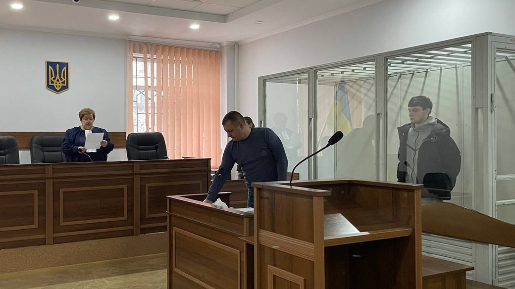 Андрій Ярина в Шевченківському суді 28 березня. Фото: Лілі Гончарук / Суспільне