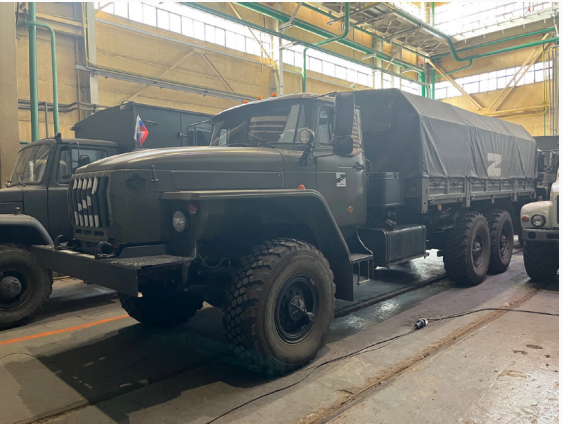 Военная техника РФ в зале 2-го энергоблока ЗАЭС. Фото: МАГАТЭ