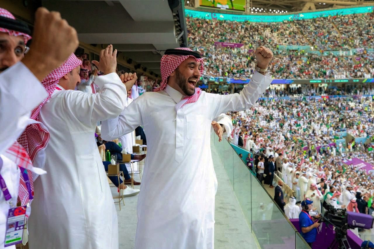 Саудівські вболівальники радіють перемозі над збірною Аргентини. Фото: REUTERS