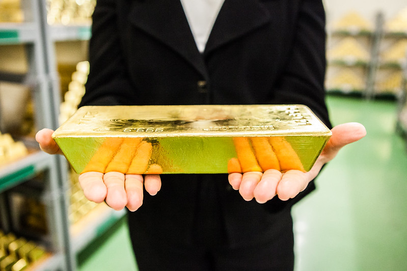 А вот золото, говорят эксперты, плохой актив для сбережений – стоимость его падает. Фото: Юлия БерезовскаяПресс-центр НБУ.