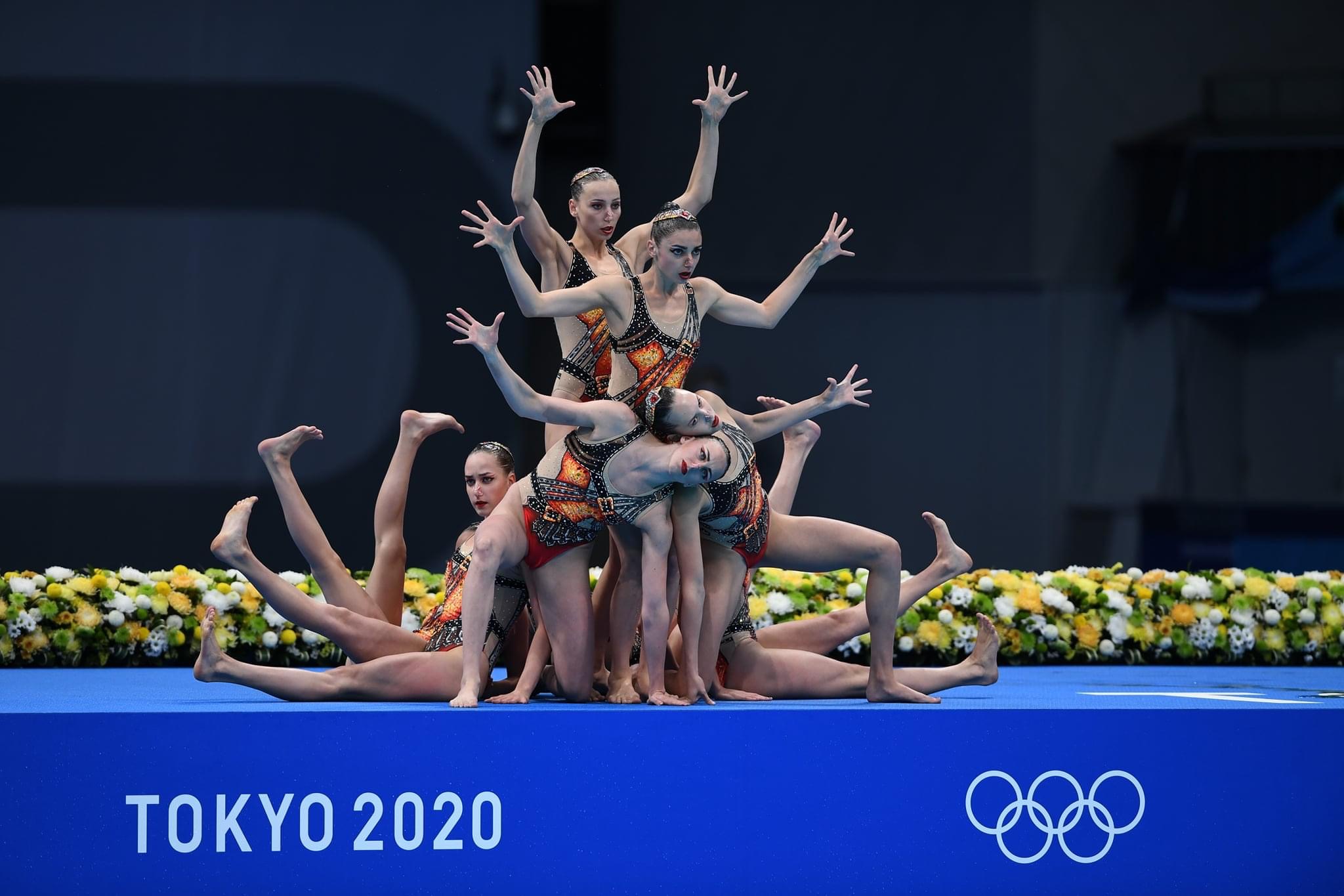 У Токіо українська команда завоювала першу медаль в історії артистичного плавання. Фото: Особистий архів Аліни Шинкаренко
