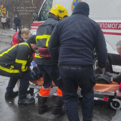 Авария под Черниговом. Фото: cn.dsns.gov.ua