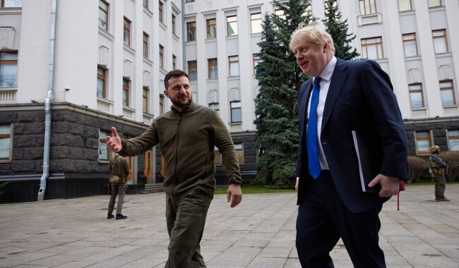 Зустріч Президента України з Прем’єр-міністром Великої Британії Борисом Джонсоном. Фото: president.gov.ua