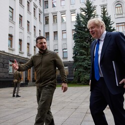 Встреча Президента Украины с премьер-министром Великобритании Борисом Джонсоном. Фото: president.gov.ua