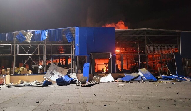 Удар по Одессе вечером 9 мая. Фото: omr.gov.ua/