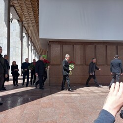 Экс-президенты Украины Леонид Кучма, Петр Порошенко и Виктор Ющенко. Фото: Ярослав КУЛИШ