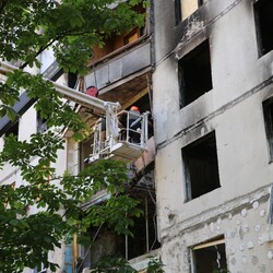 Обстріли Харкова та області 21 червня. Фото: ДСНС