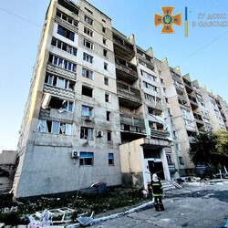 Удар по с.Сергіївка 1 липня. Одещина. Фото: facebook.com/MNS.GOV.UA
