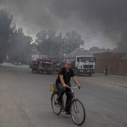 Славянск после обстрела российских военных. Фото: REUTERS