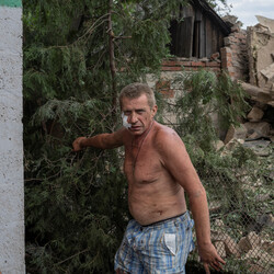 Слов`янськ після обстрілу російськими військовими. Фото: REUTERS