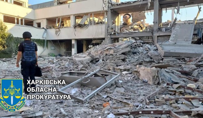 Обстріл Харкова в ніч на 6 липня. Фото: facebook.com/prokuraturakharkiv/