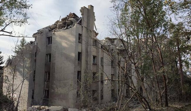 Знищення бази в Кадіївці. Фото: t.me/serhiy_hayday/