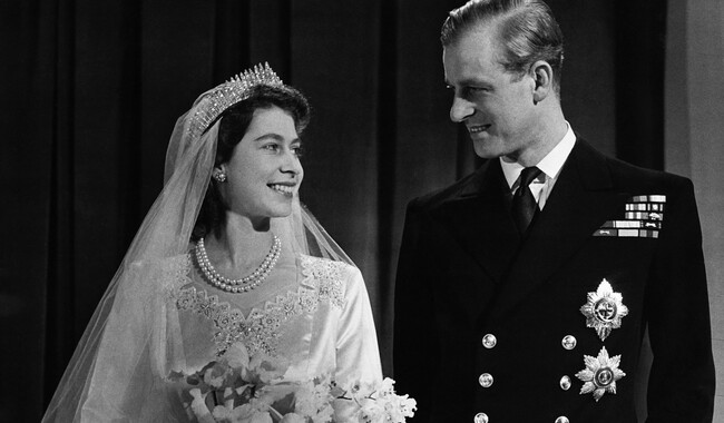 1947 год. Свадьба Елизаветы и принца Филиппа. Фото: Getty Images