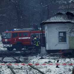 Последствия ракетного удара по Киеву Фото: REUTERS