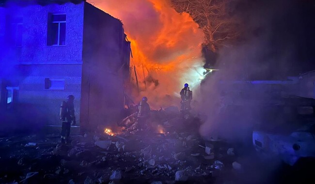 Атака на Одещину в ніч на 19 квітня. Фото: facebook.com/OperationalCommandSouth/