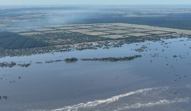Последствия затопления Каховской ГЭС. Фото: NAVKA/KP.UA