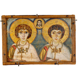 Святой Сергий и святой Вакх (VI-VII век). Фото: Музей Богдана и Варвары Ханенко, khanenko.museum