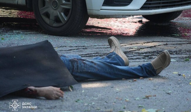 Удар по Сумам 3 июня. Фото: t.me/V_Zelenskiy_official