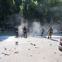 Удар по Сумам 3 июня. Фото: t.me/V_Zelenskiy_official