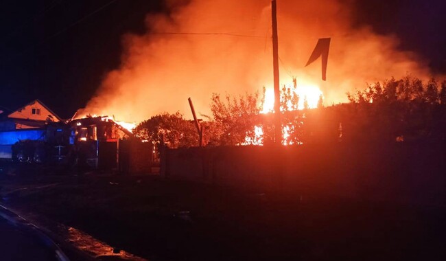 Атака у ніч на 5 червня. Фото: t.me/Klymenko_MVS