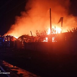 Атака у ніч на 5 червня. Фото: t.me/Klymenko_MVS