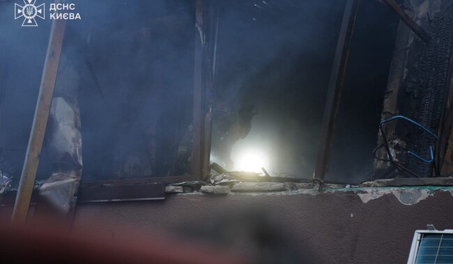 Атака на Киев 21 июня. Фото: t.me/dsns_telegram