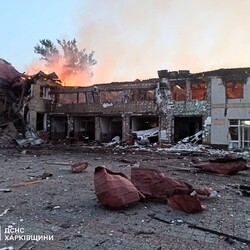 Атака на Лозовую 5 августа. Фото: t.me/dsns_telegram