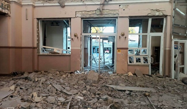 Атака на Лозовую 5 августа. Фото: t.me/dsns_telegram