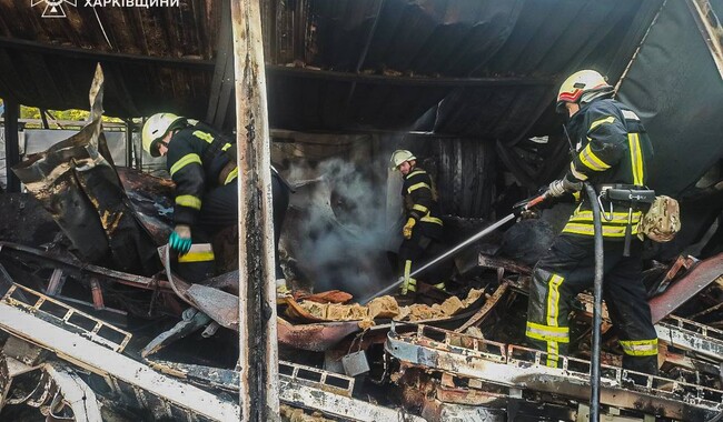 Атака на Лозовую 5 августа. Фото: t.me/dsns_telegram